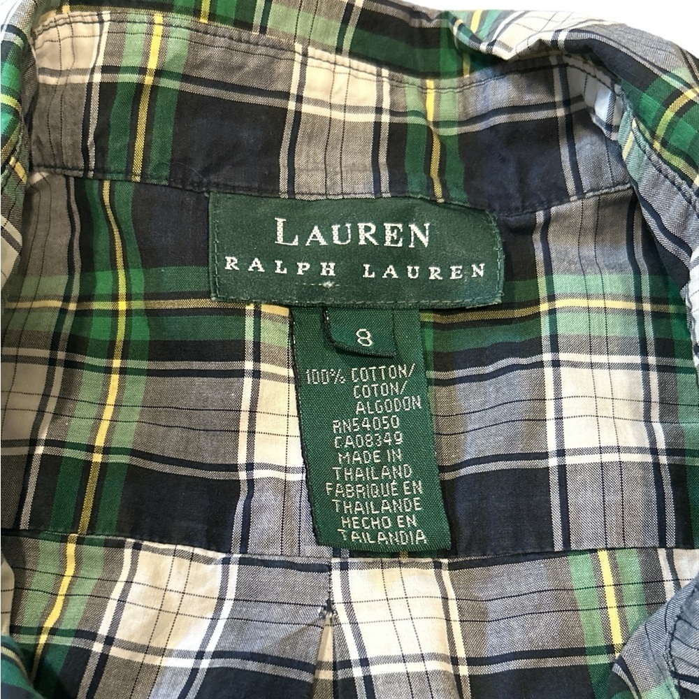 Ralph Lauren Classic Button Down with embroidered logo - size 8 - Picture 3 of 3
